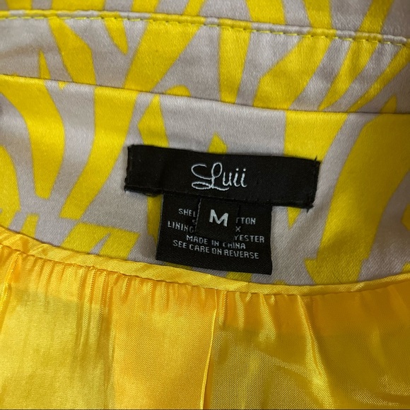 Anthropologie Luii Belted Yellow & Gray Lined Trench Jacket - Picture 8 of 9